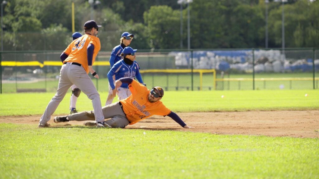 blind baseballspeler rick in actie voor het nederlands team