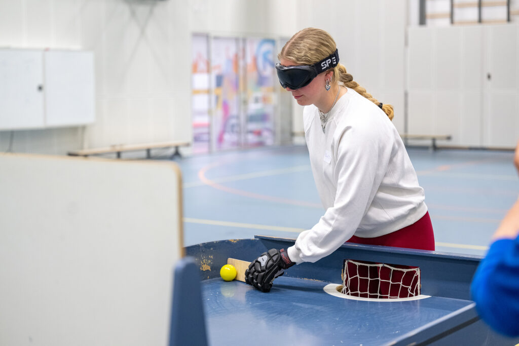 showdownspeler in actie