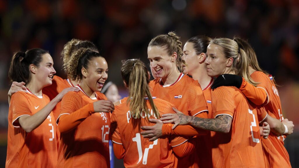 Het Nederlands vrouwen team